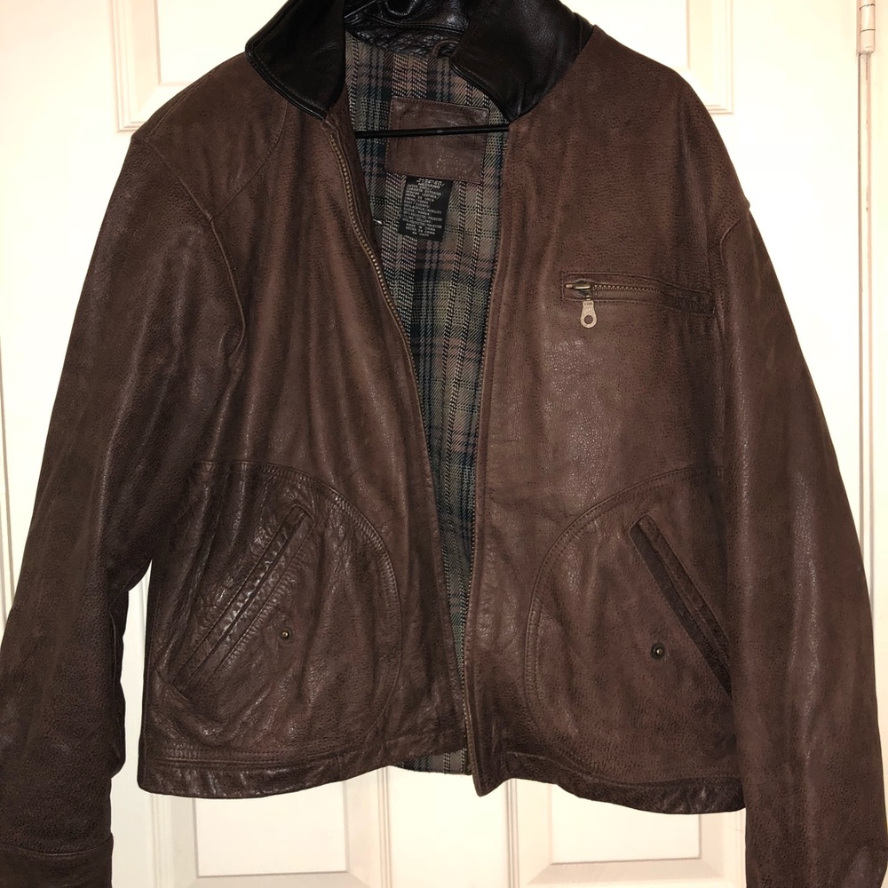 St. John’s bay, vintage leather jacket